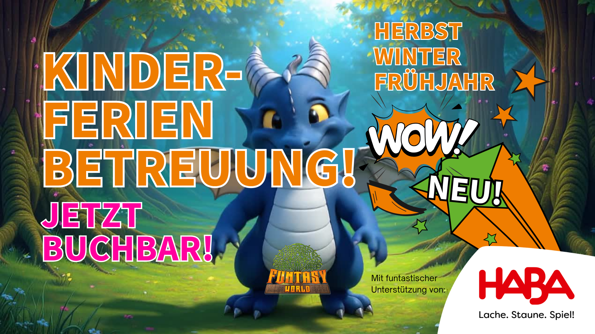 Kinderbetreuung in der Funtasy World