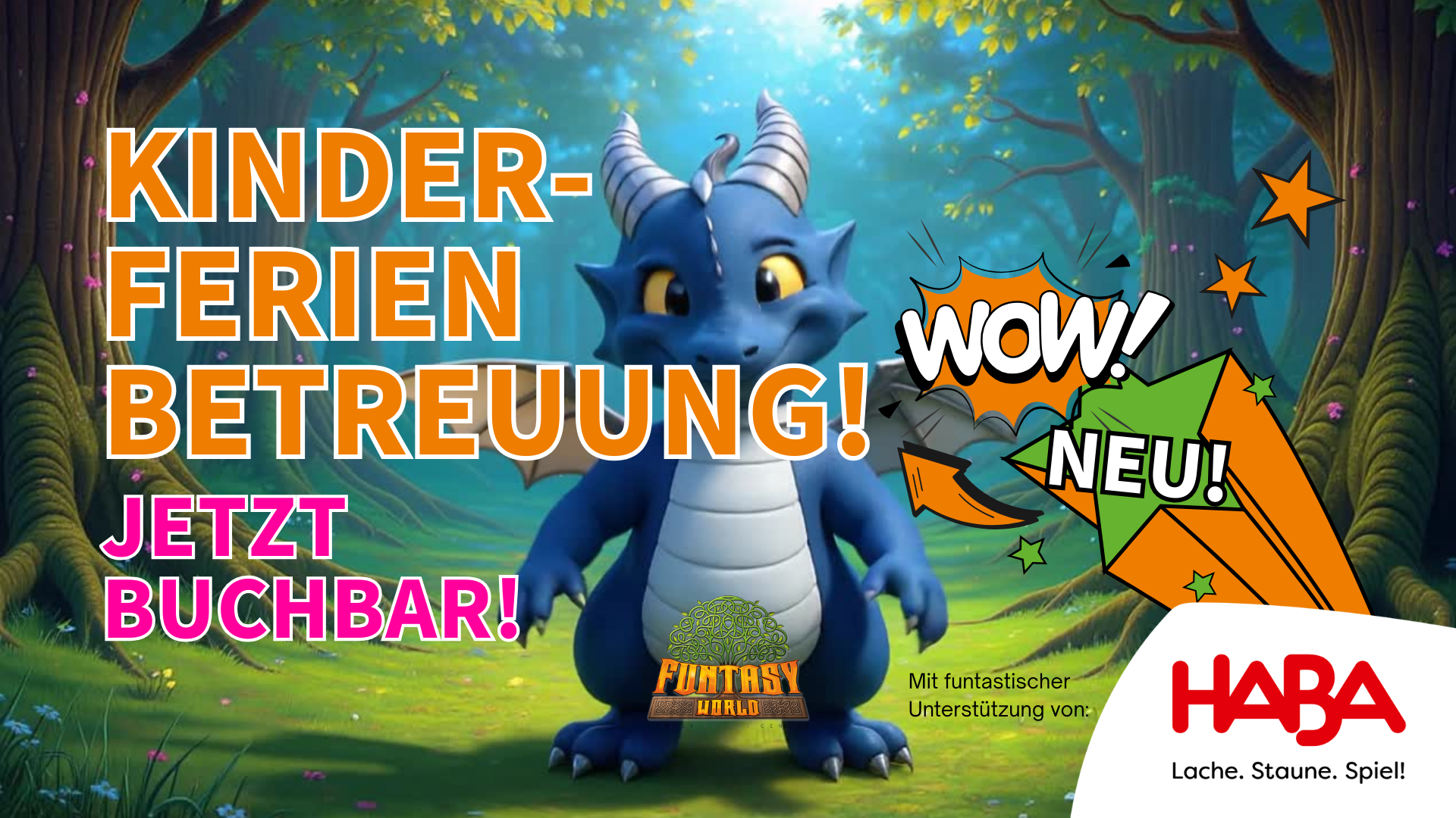 Kinderferienbetreuung in unserer Funtasy World Rödental