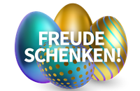 Hier gibt es Freude zu verschenken - Button mit Link zu den Gutscheinen