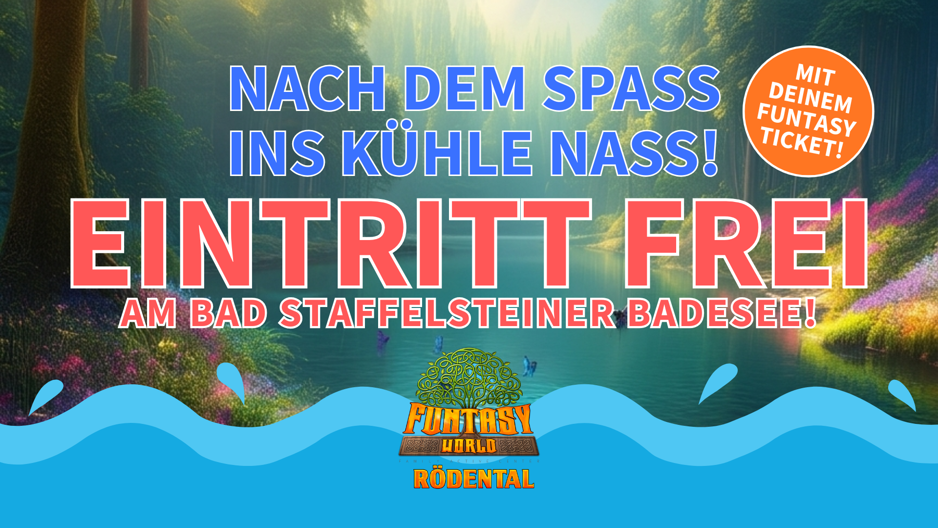 Eintritt frei am Bad Staffelsteiner Badesee