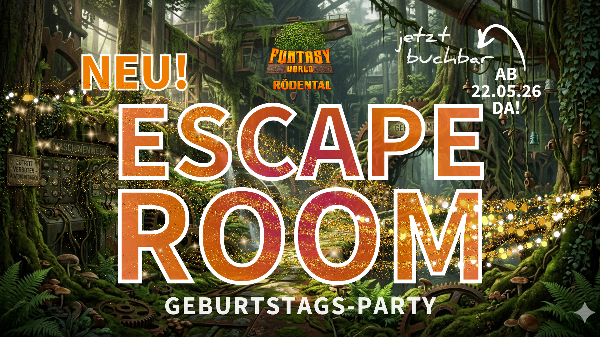 Escape Room Geburtstag jetzt neu