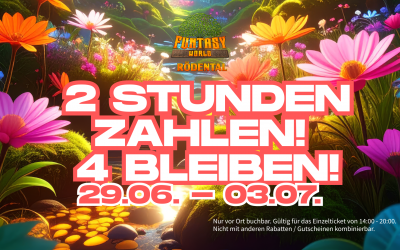2 Stunden zahlen – 4 Stunden bleiben