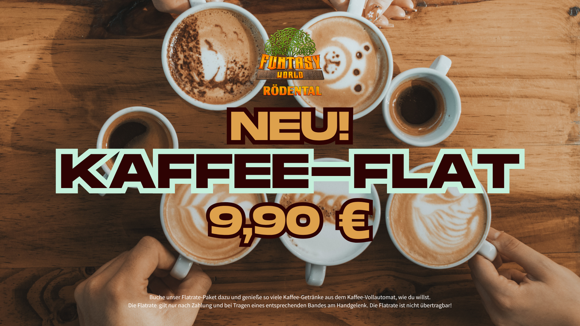 Kaffeeflat für nur 9,90€ Kaffeeflat für nur 9,90€