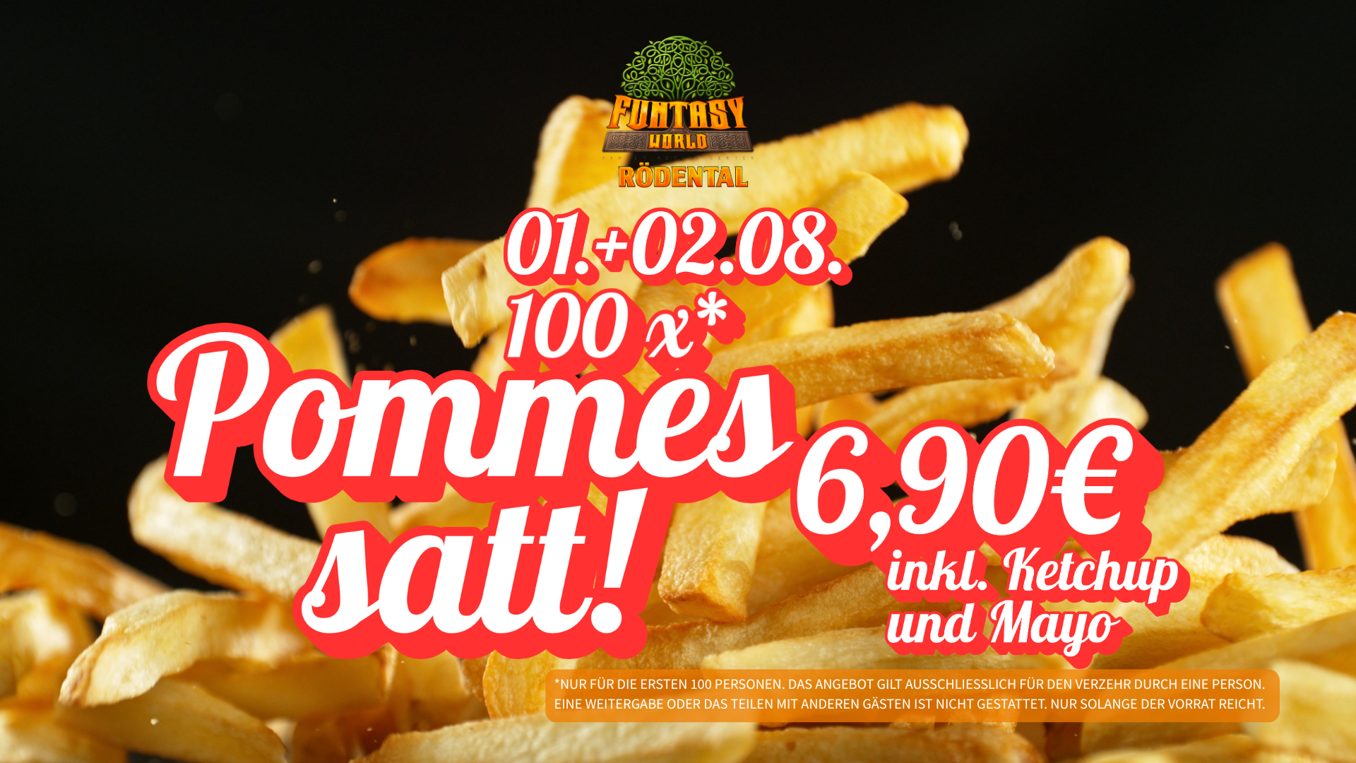 Pommes satt am 01, und 02.08.