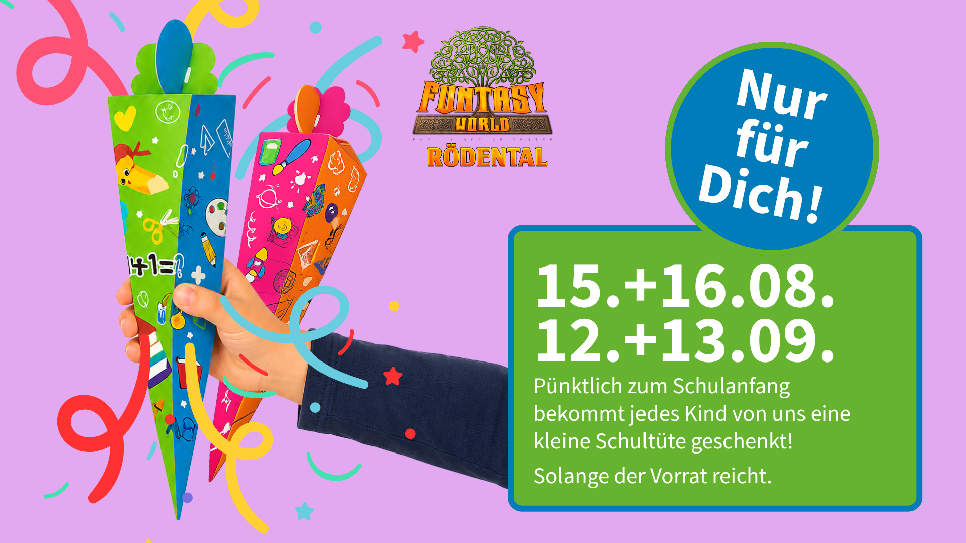 kleine Schultüte geschenkt!